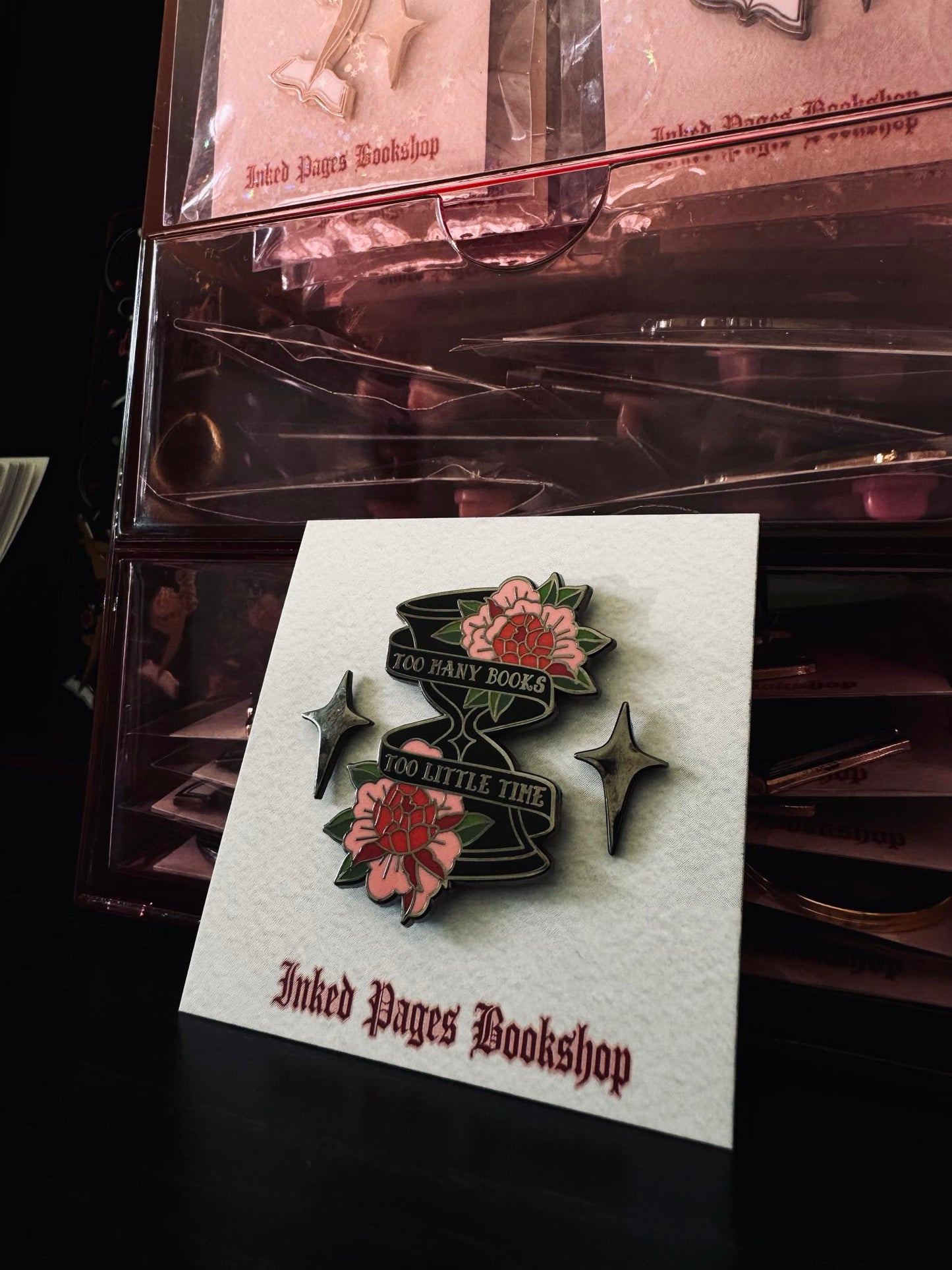 Too Many Books Hourglass Flash preorder