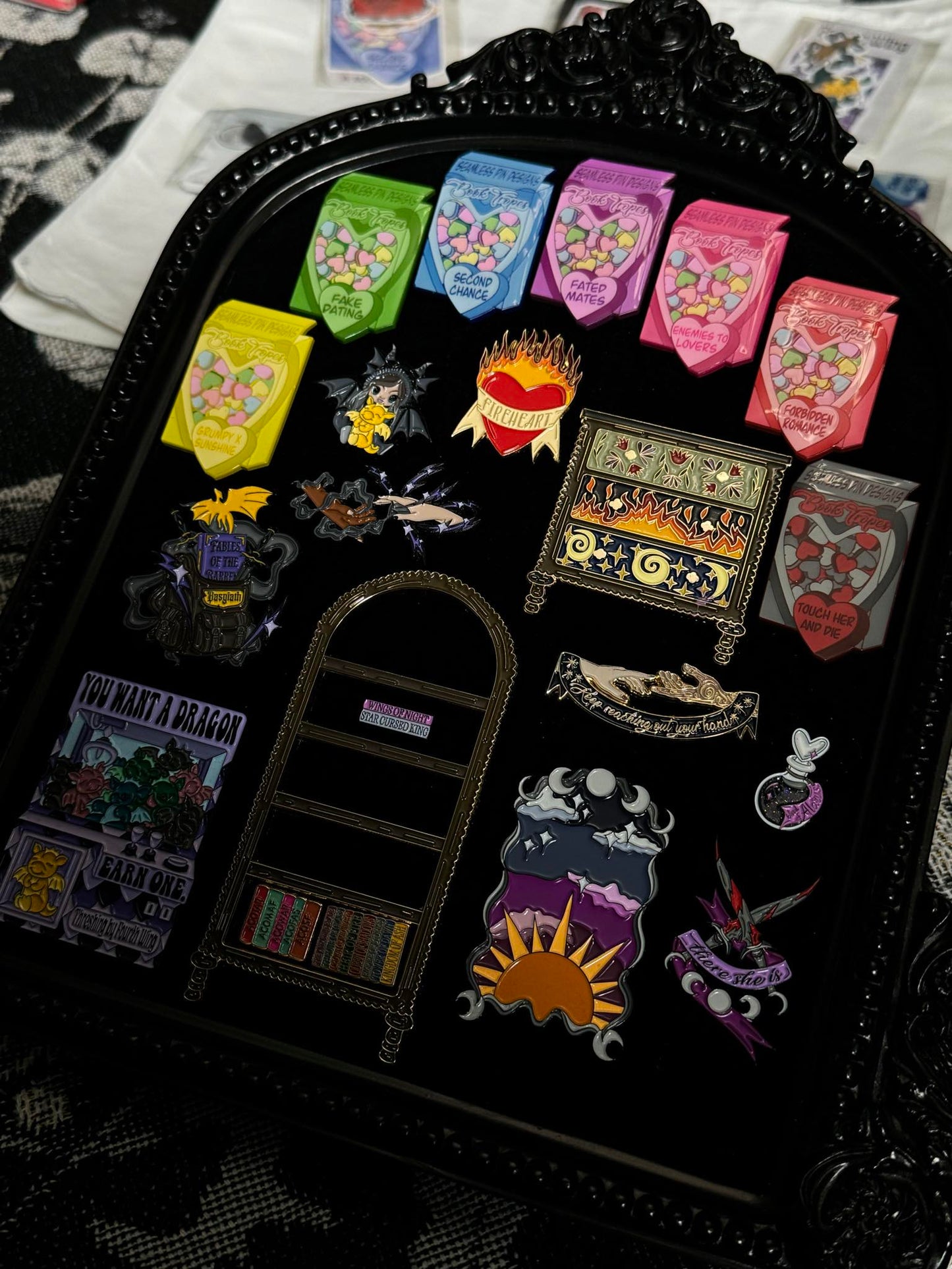 2023 Collection Pins (SJM, Fourth Wing, Crowns of Nyaxia and more}