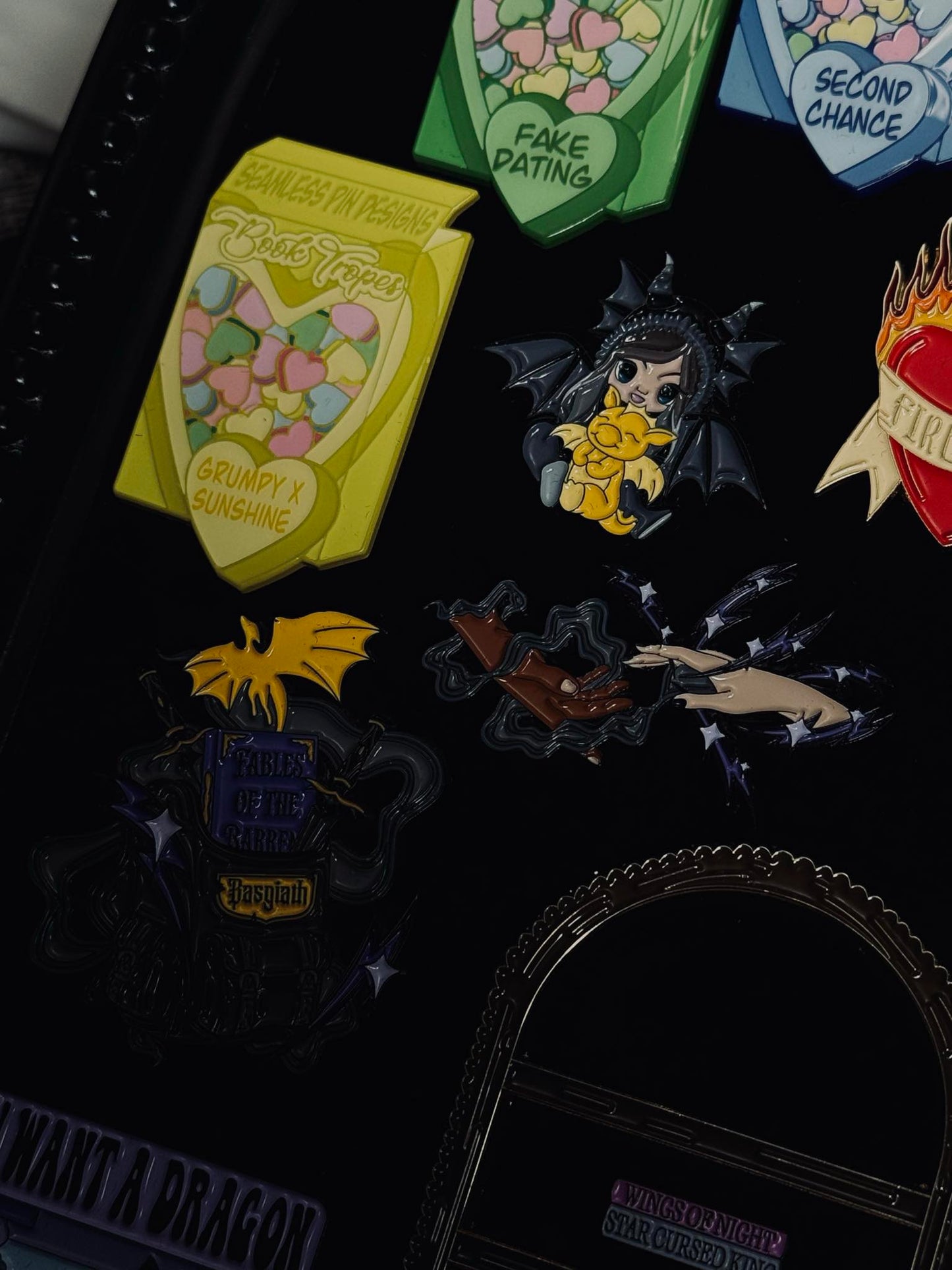 2023 Collection Pins (SJM, Fourth Wing, Crowns of Nyaxia and more}